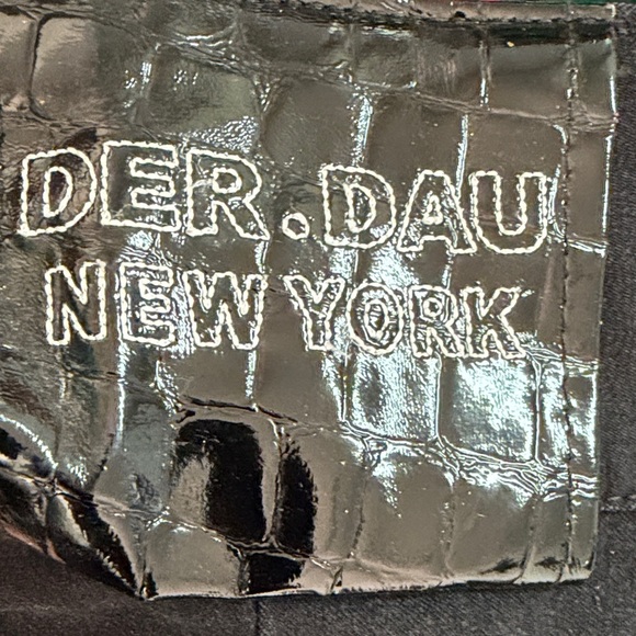 Black Riding Pants with Crocodile Pattern - Picture 4 of 4